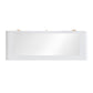 Hollywood 56" White Desk with LED Panel Vanity Mirror - Large - Image 6