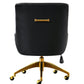 Beatrix Performance Velvet Office Swivel Chair - Black - Image 4
