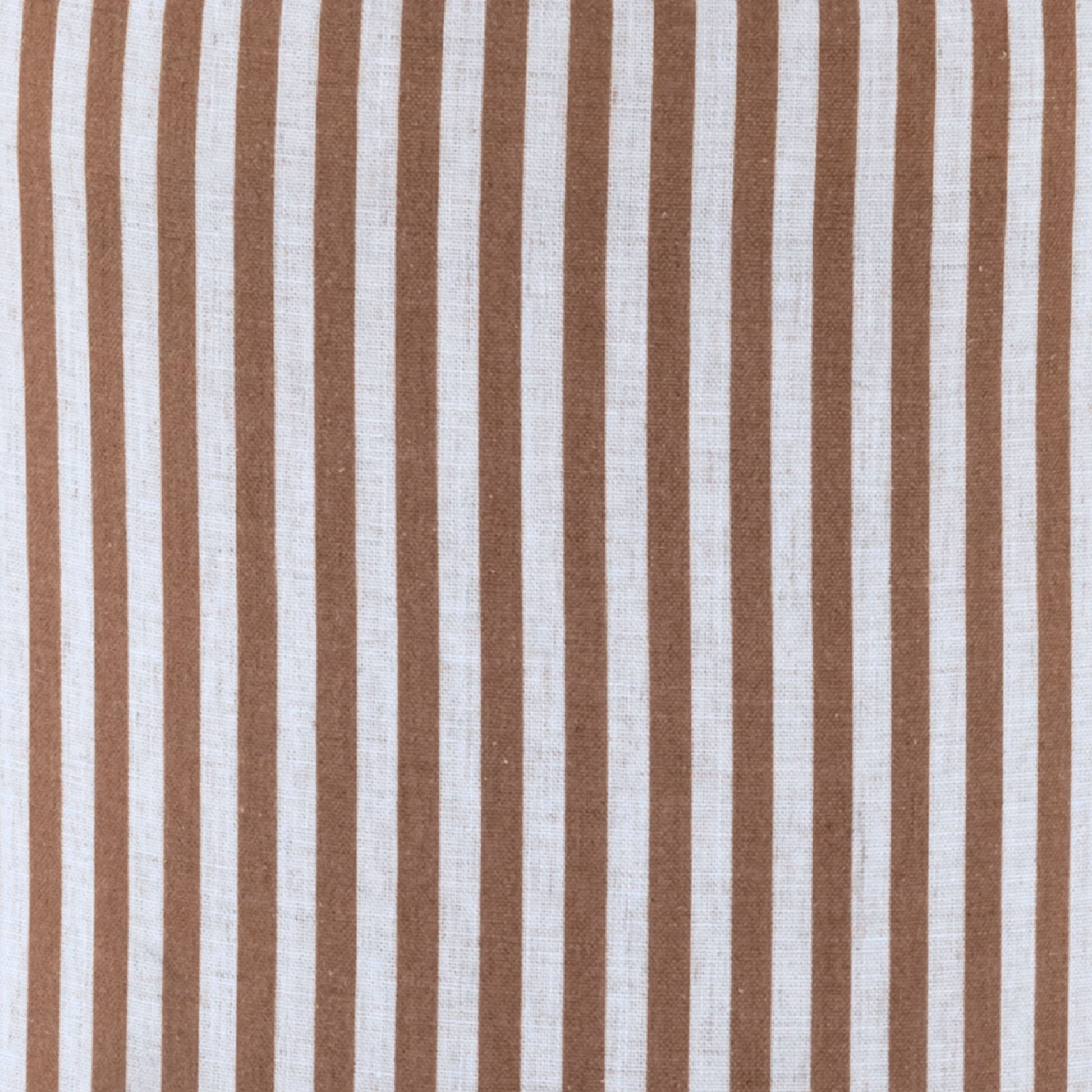 Alyssa Striped Performance Linen Rolling Desk Chair - Brown - Image 8