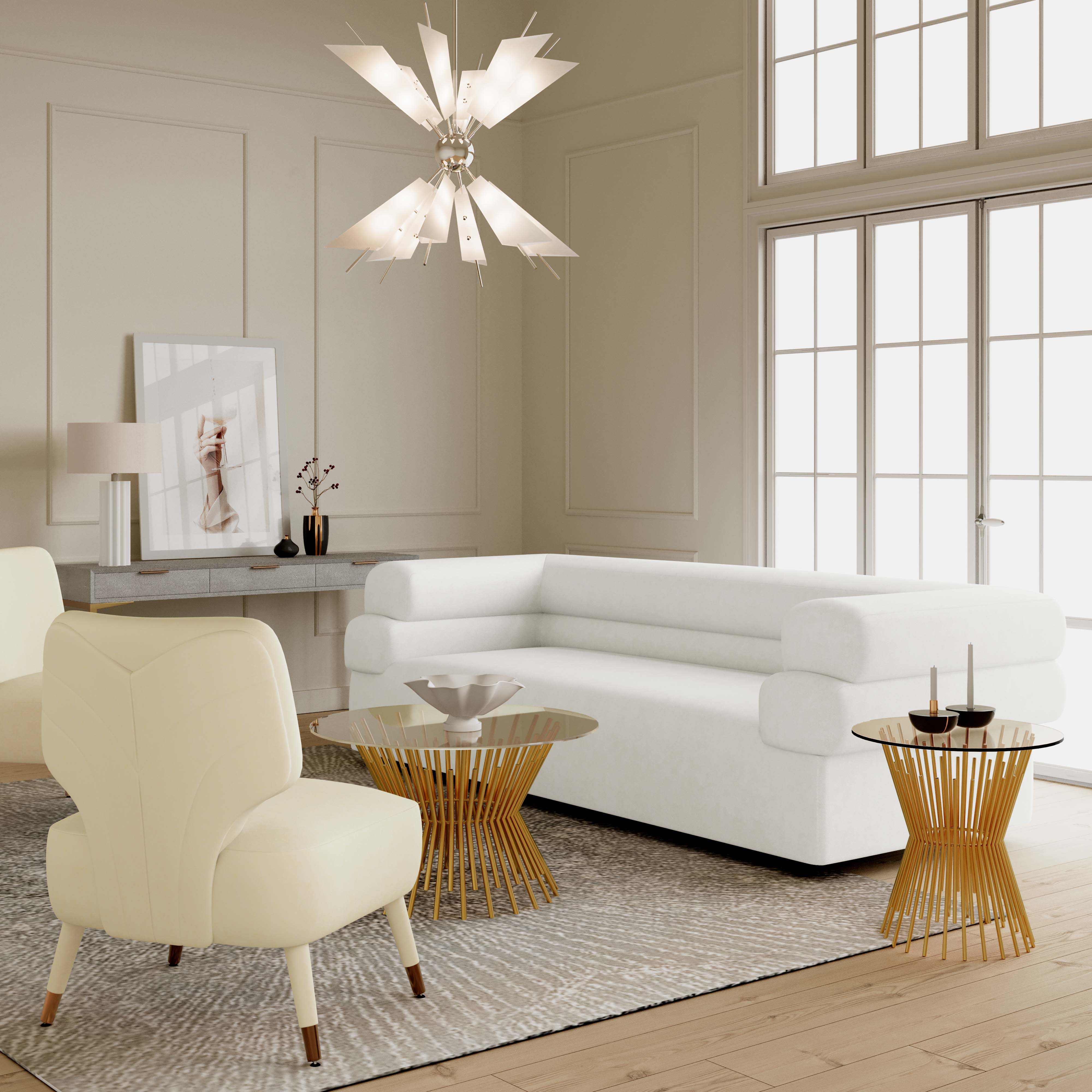Inspire Me Home Decor Elsa Sofa - Thumbnail 3