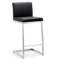 Parma Performance Vegan Leather Counter Stool - Set of 2 - Black - Image 3