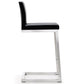 Parma Performance Vegan Leather Counter Stool - Set of 2 - Black - Image 5