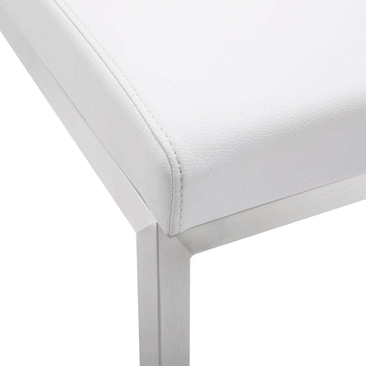 Parma Performance Vegan Leather Counter Stool - Set of 2 - White - Image 7