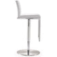 Amalfi Performance Vegan Leather Adjustable Stool - White - Image 4