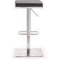 Bari Performance Vegan Leather Adjustable Stool