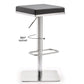 Bari Performance Vegan Leather Adjustable Stool