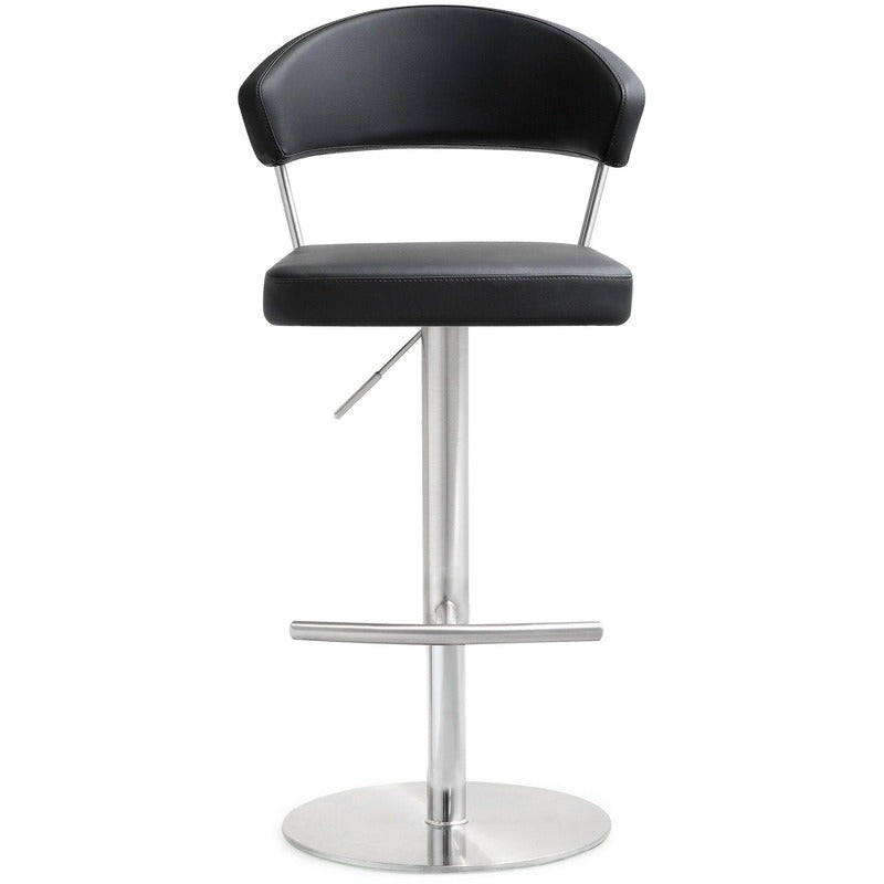 Cosmo Performance Vegan Leather Adjustable Stool - Black - Image 2