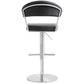 Cosmo Performance Vegan Leather Adjustable Stool - Black - Image 4