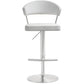 Cosmo Performance Vegan Leather Adjustable Stool - White - Image 2