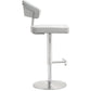 Cosmo Performance Vegan Leather Adjustable Stool - White - Image 3