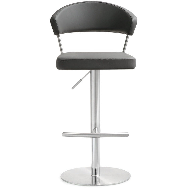 Cosmo Performance Vegan Leather Adjustable Stool - Grey - Image 3
