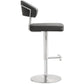 Cosmo Performance Vegan Leather Adjustable Stool - Grey - Image 8