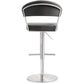 Cosmo Performance Vegan Leather Adjustable Stool - Grey - Image 4