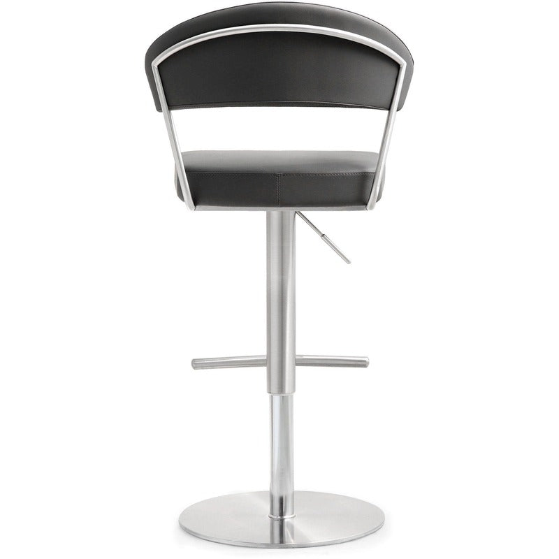 Cosmo Performance Vegan Leather Adjustable Stool - Grey - Image 4