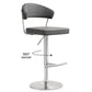 Cosmo Performance Vegan Leather Adjustable Stool - Grey - Image 6