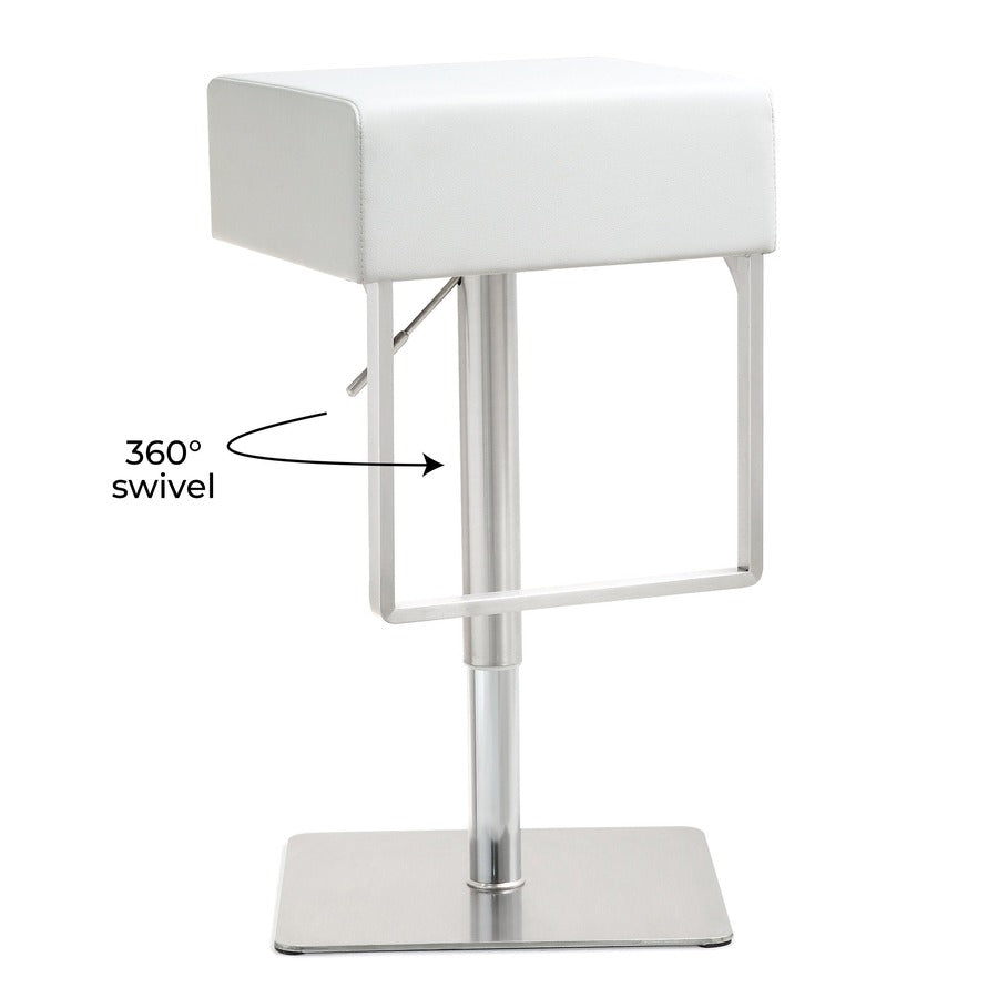 Seville Performance Vegan Leather Adjustable Stool