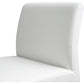 Denmark Performance Vegan Leather Stool with Silver Base - Set of 2 - White / Bar Height - Image 7