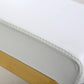 Parma Performance Vegan Leather and Gold Stainless Steel Counter Stool - Set of 2 - White - Image 9