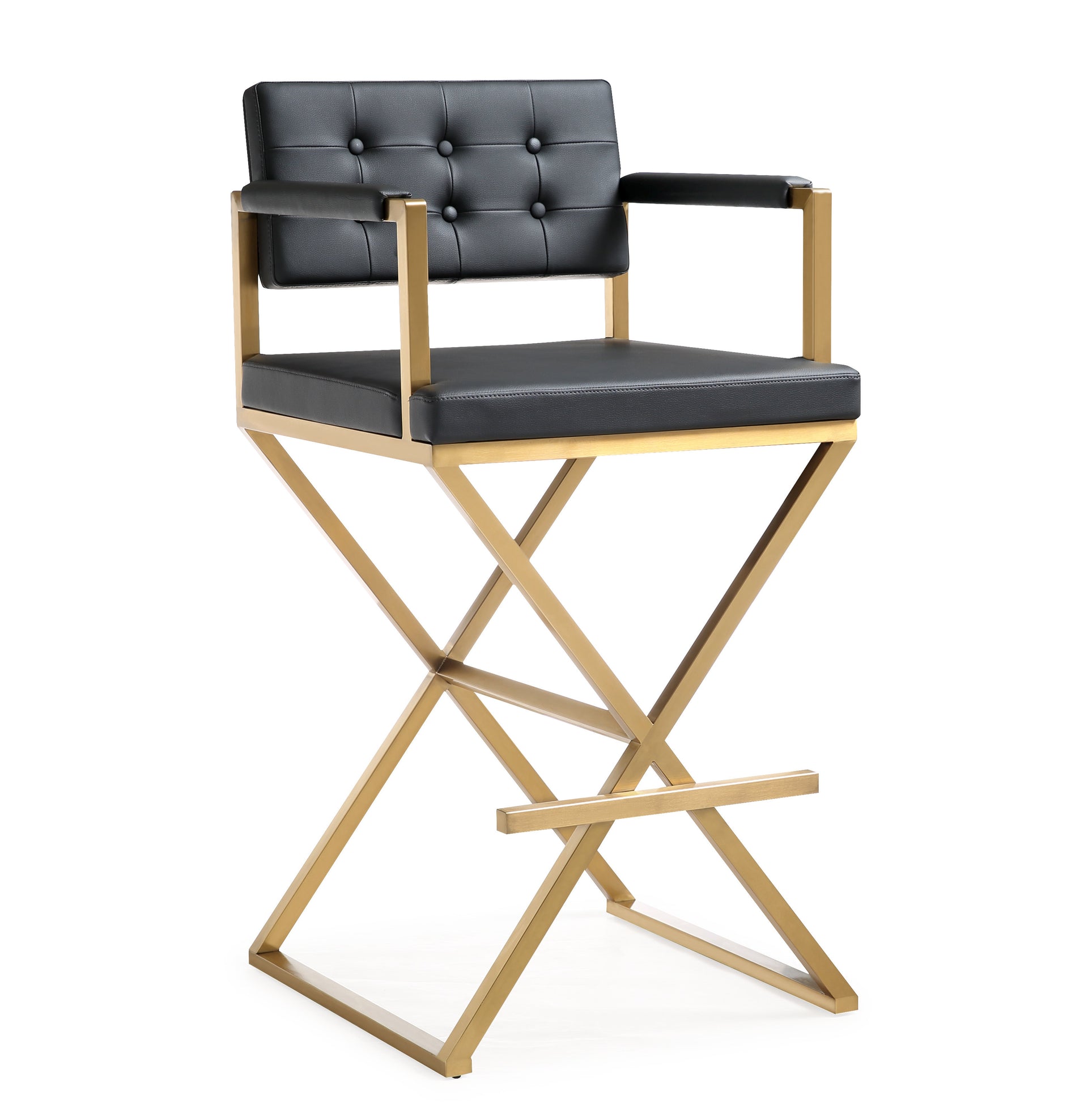 Director Performance Vegan Leather Stool Base