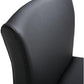 Denmark Performance Vegan Leather Stool with Gold Base - Set of 2 - Black / Counter Height - Image 7