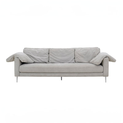 Vari 90" Textured Performance Velvet Lounge Sofa - Image 1