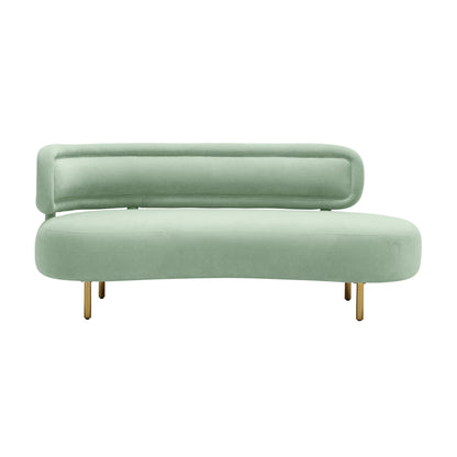 Tischa 70" Performance Fabric Sofa - Mint Green - Image 1