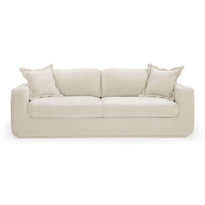 Miri 90.5" Upcycled Contract-Grade Washed Velvet Sofa - Image 2