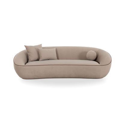 Jenny 98.5" Taupe Performance Faux Mohair Sofa - Default Title - Image 2
