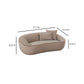 Jenny 78" Taupe Performance Faux Mohair Loveseat - Image 7
