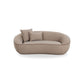 Jenny 78" Taupe Performance Faux Mohair Loveseat - Image 1