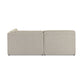 Yvette 3-Piece Warm Grey Performance Boucle L-Sectional - Image 5