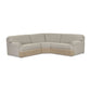 Yvette 3-Piece Warm Grey Performance Boucle L-Sectional - Image 1