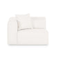 Tarra Cream Performance Chenille Modular Corner Chair - LAF - Image 2