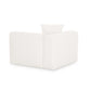 Tarra Cream Performance Chenille Modular Corner Chair - LAF - Image 4