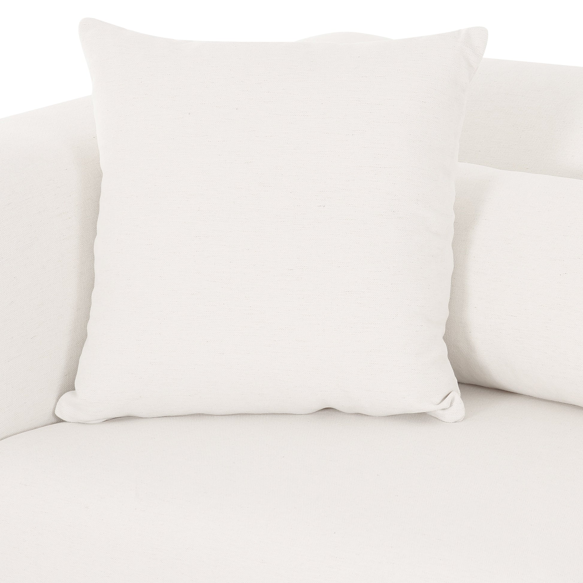 Tarra Cream Performance Chenille Modular Corner Chair - LAF - Image 5