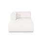 Tarra Cream Performance Chenille Modular Chaise - LAF - Image 3