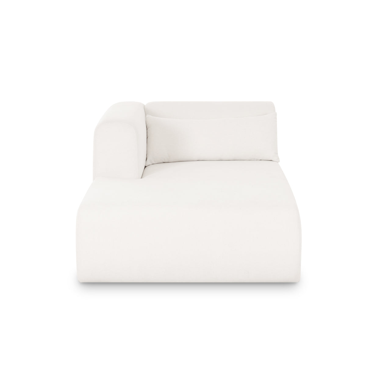 Tarra Cream Performance Chenille Modular Chaise - LAF - Image 3