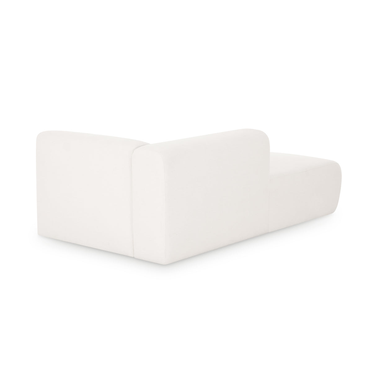 Tarra Cream Performance Chenille Modular Chaise - LAF - Image 4