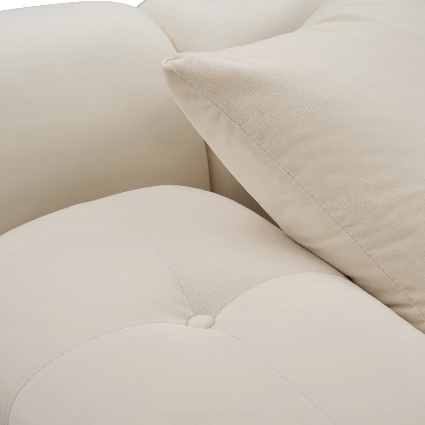Calliope 4-Piece Performance Modular Sectional - Off-White - Image 4
