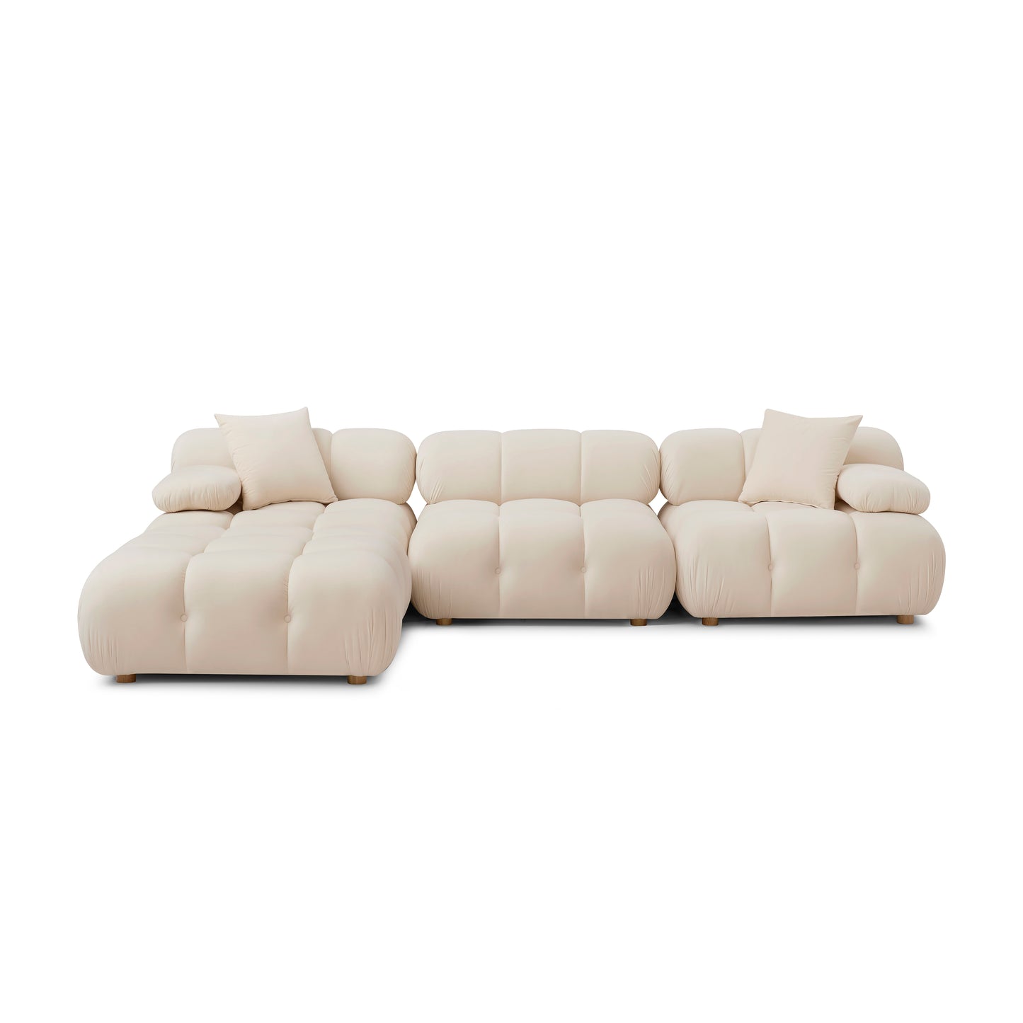 Calliope 4-Piece Performance Modular Sectional - Off-White - Image 1