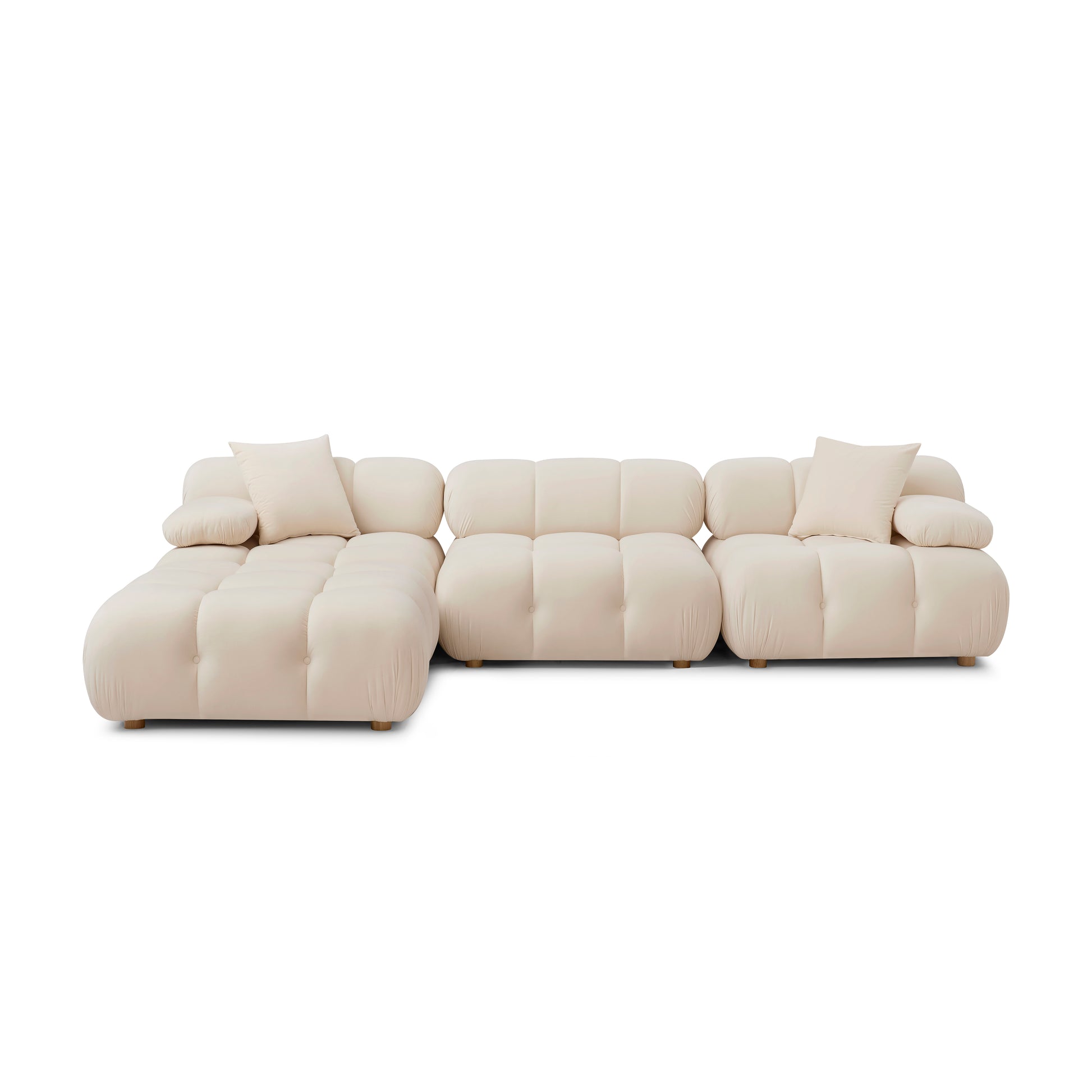 Calliope 4-Piece Performance Modular Sectional - Off-White - Image 1
