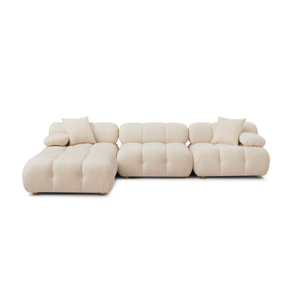 Calliope 4-Piece Performance Modular Sectional - Off-White - Image 1
