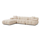 Calliope 4-Piece Performance Modular Sectional - Off-White - Image 2