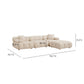 Calliope 4-Piece Performance Modular Sectional - Off-White - Image 5