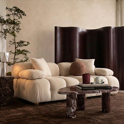 Calliope 79" Modular Loveseat - Off-White - Image 1