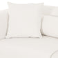 Tarra 86" Modular Loveseat - Cream - Image 4