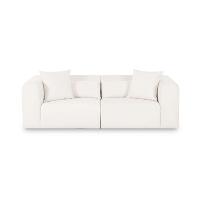 Tarra 86" Modular Loveseat - Cream - Image 1