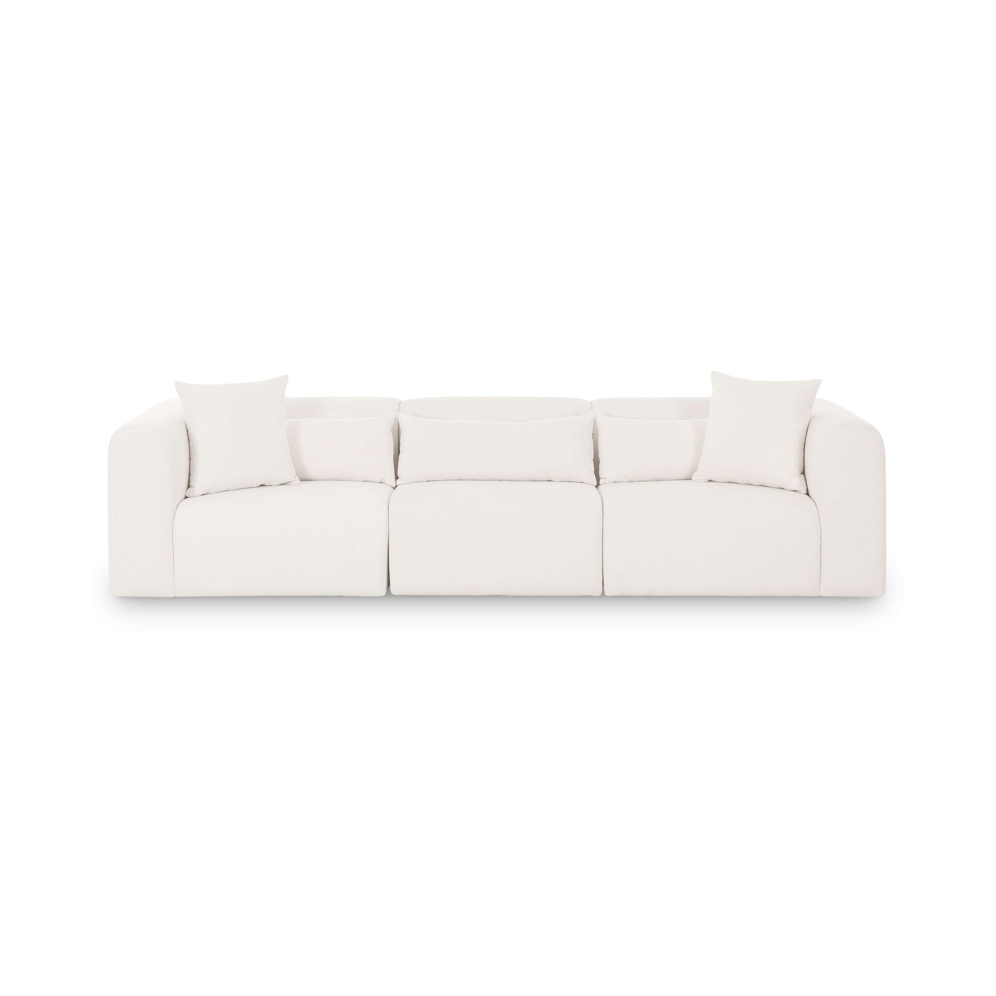 Tarra 118" Modular Sofa - Cream - Image 1