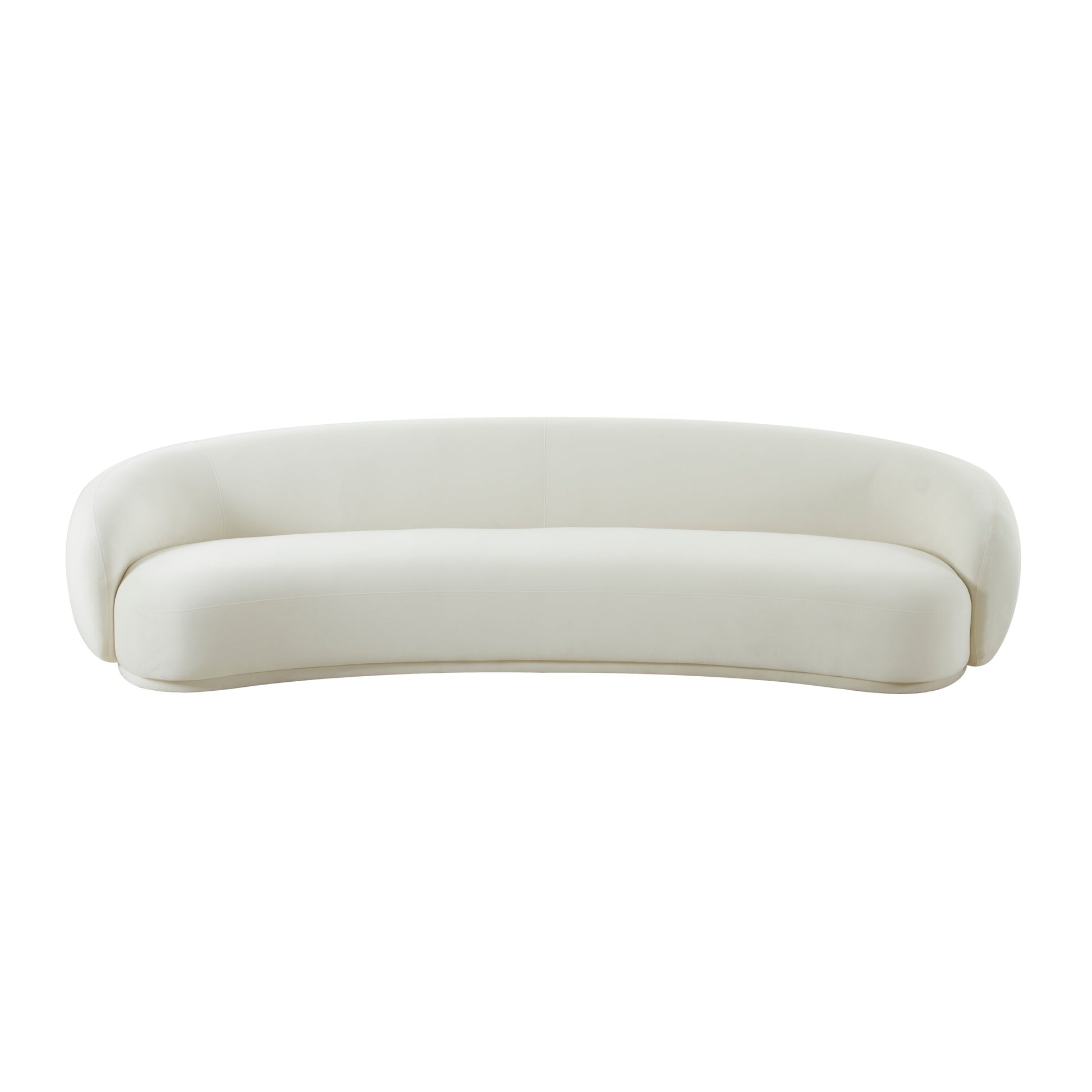 Kendall 120" Sofa - Cream - Image 1