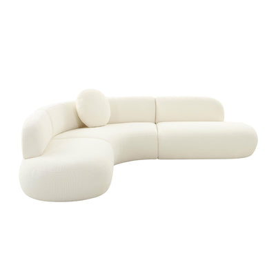 Broohah 3-Piece Performance Fabric L-Shaped Sectional - Image 1